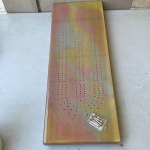 La Maree Art Cribbage Game board
